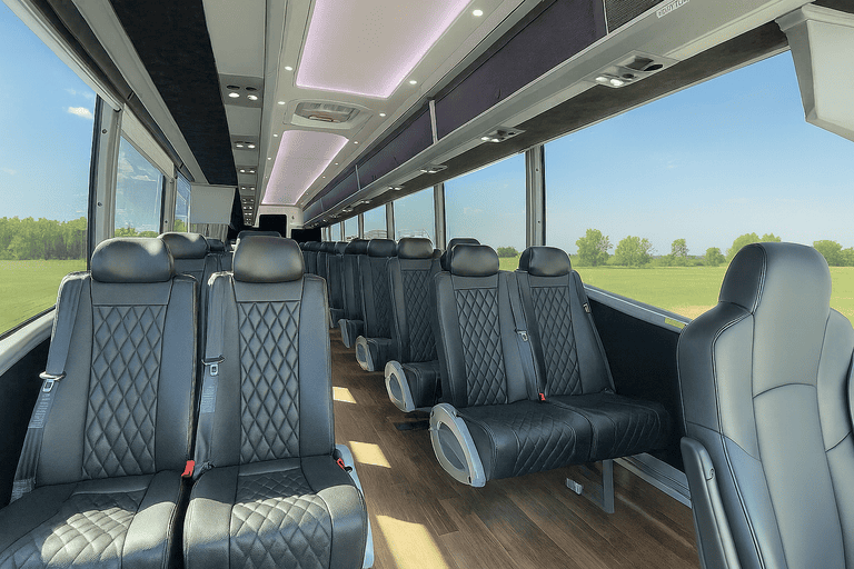 coach bus in Santa Fe